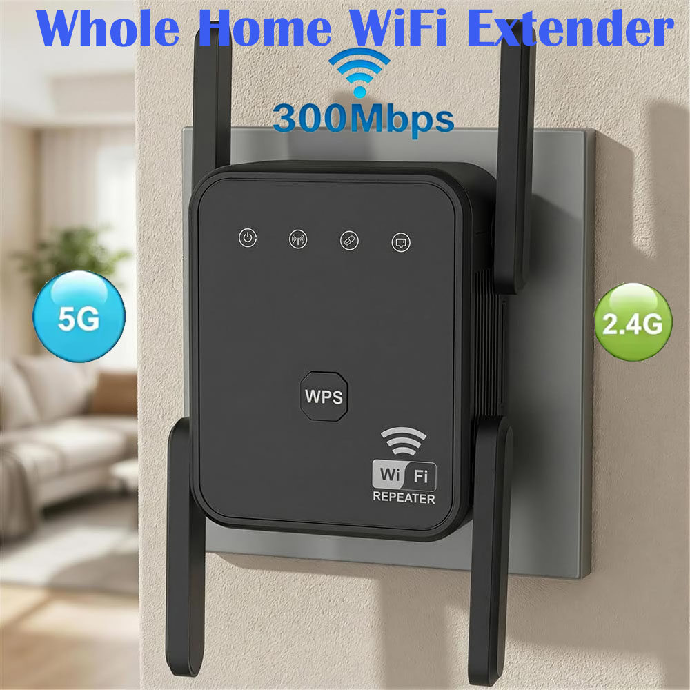 Wifi Range Extender - Nuevo Repetidor WiFi 2026, 300Mbps, 2.4GHz,