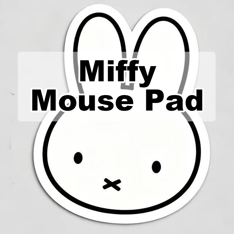 Office Tech Desk - Alfombrilla de Ratón Miffy, Diseño Kawaii,