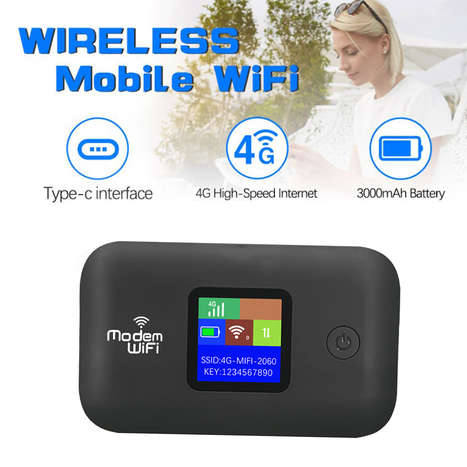 4G Lte Router Sim - Punto de acceso móvil 4G LTE