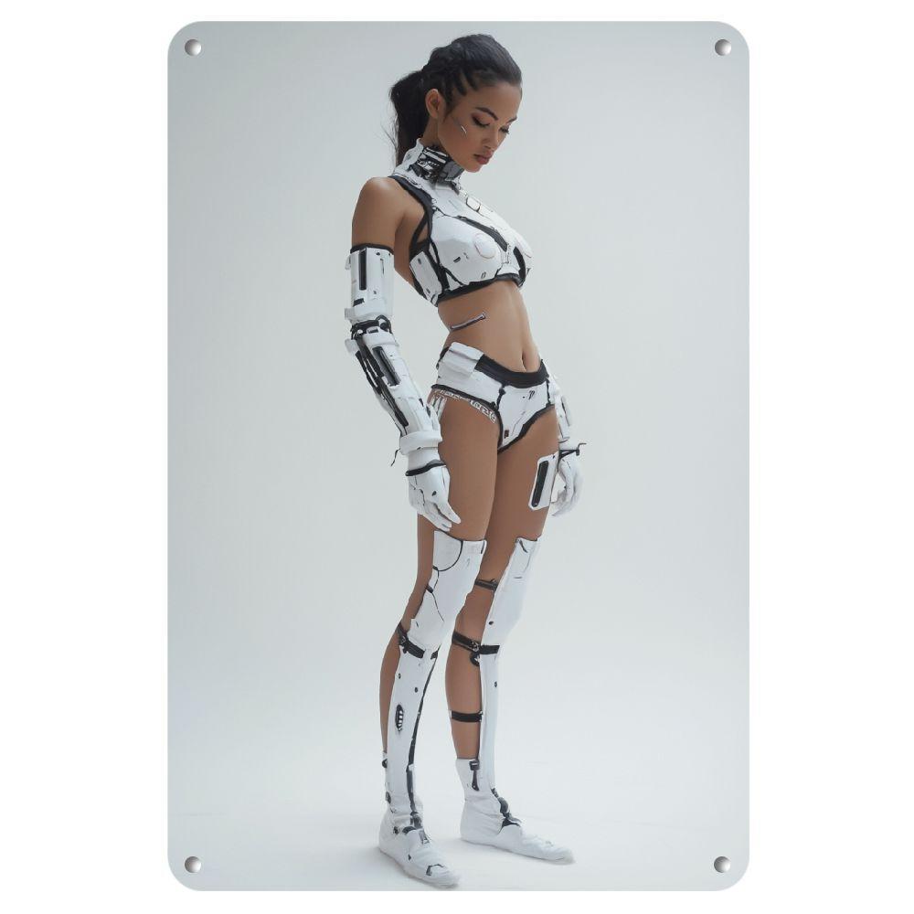 Tech Office Wall Art - Arte Mural Futurista de Hierro -