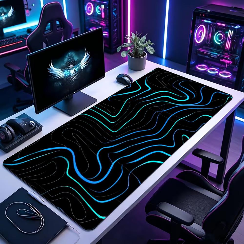 Office Tech Desk - Alfombrilla de Ratón XXL para Juegos,