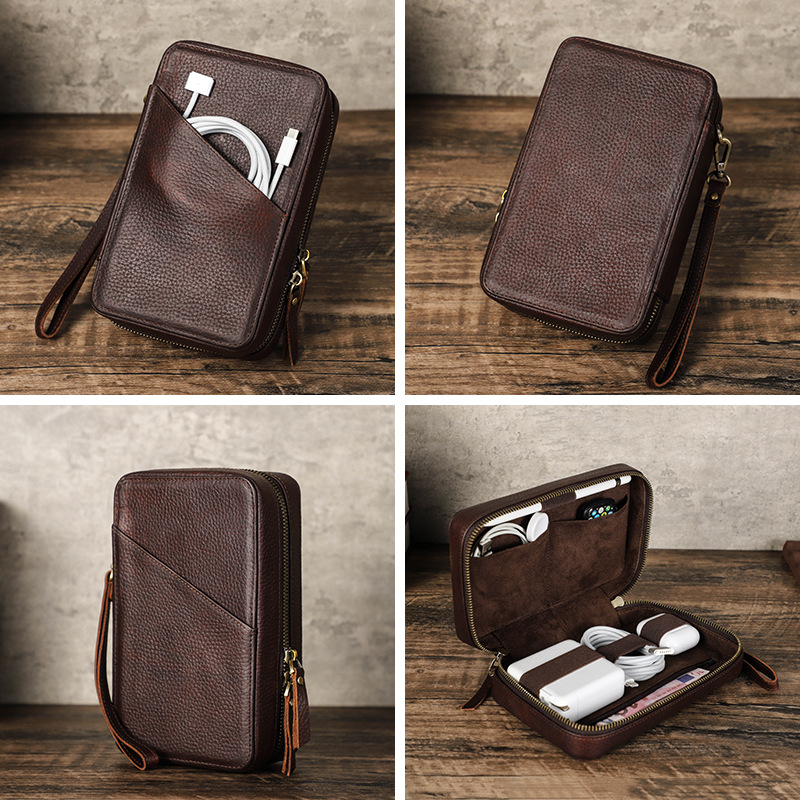 Bolsa Organizadora de Cuero Ge - Office Tech Bag reseña y precio