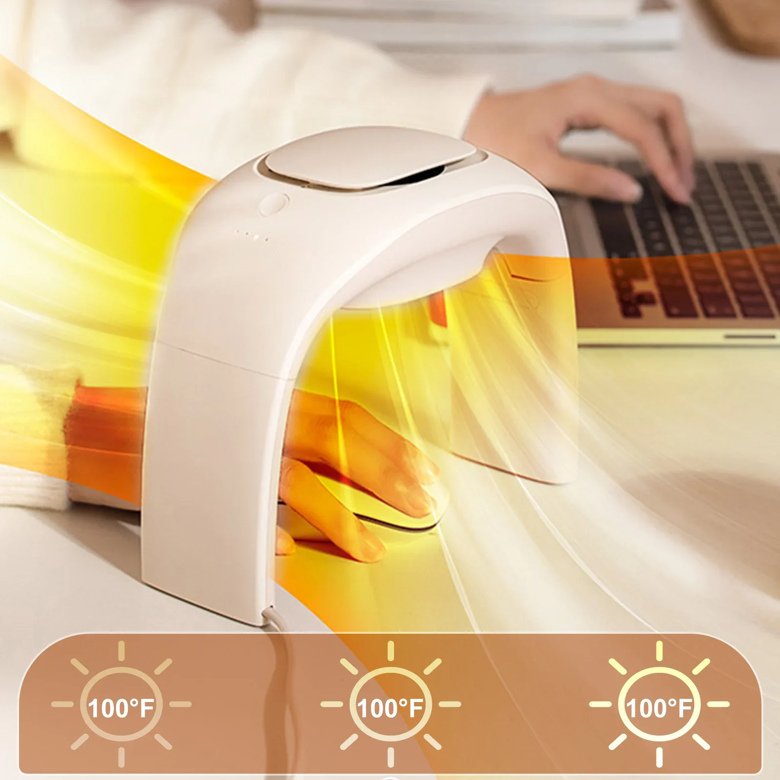 Calentador de manos portátil p - Office Tech Desk reseña y precio