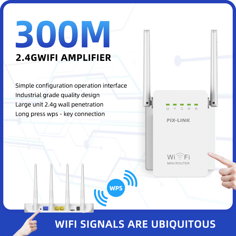 Repetidor WiFi inalámbrico PIX - Wifi Range Extender reseña y precio