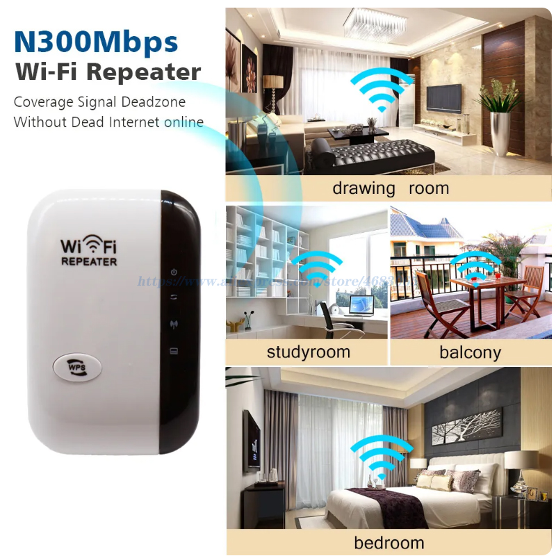 Repetidor WiFi Inalámbrico, Ex - Wifi Range Extender reseña y precio