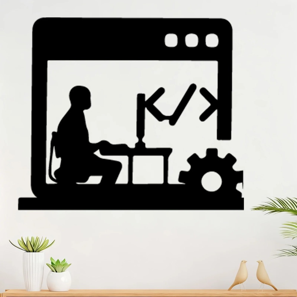 Arte Metálico Moderno para Par - Tech Office Wall Art reseña y precio