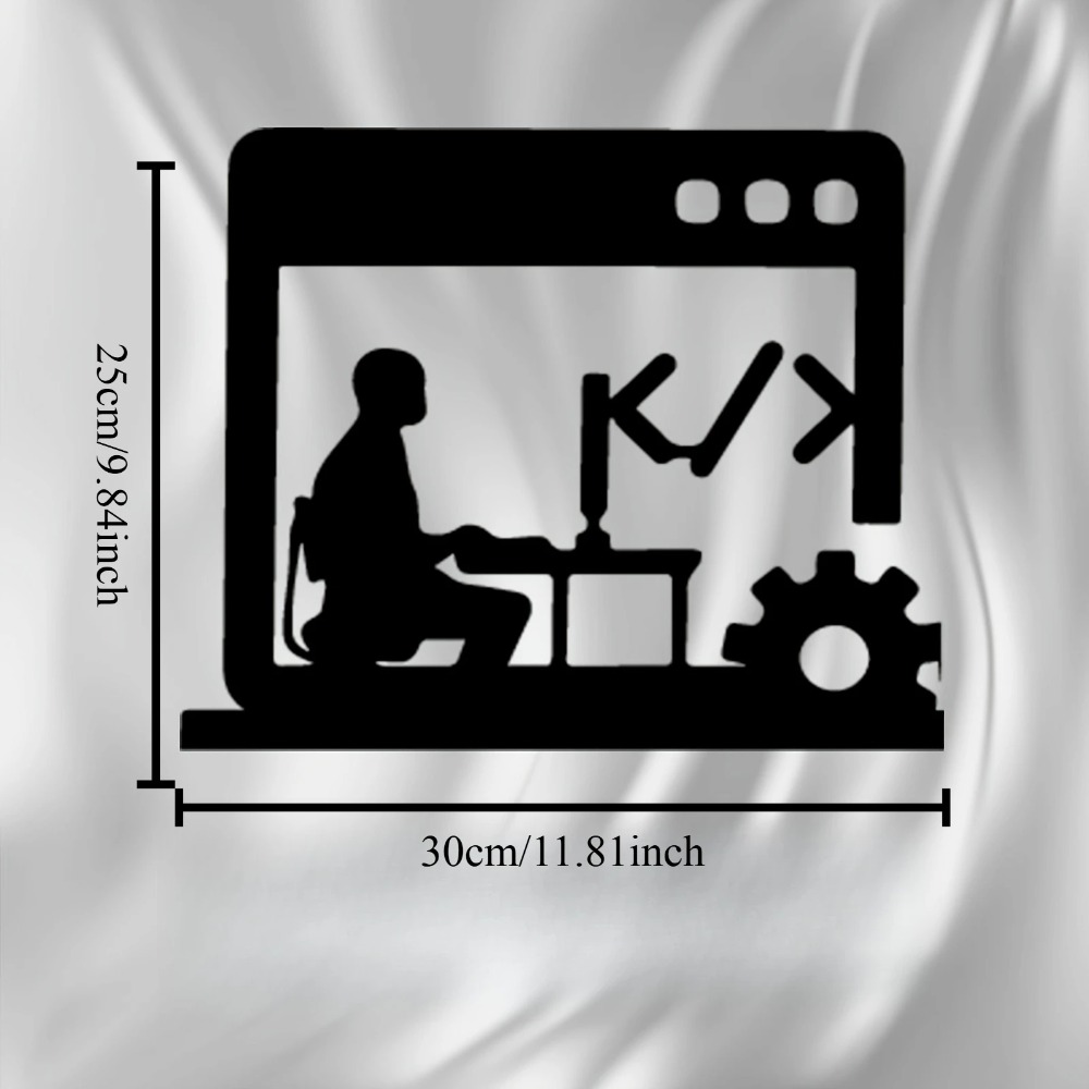 Arte Metálico Moderno para Par - Tech Office Wall Art reseña y precio