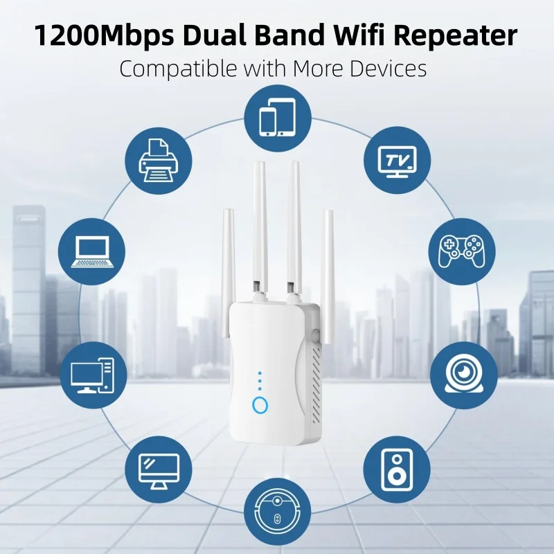 Repetidor WiFi de Doble Banda  - Wifi Range Extender reseña y precio