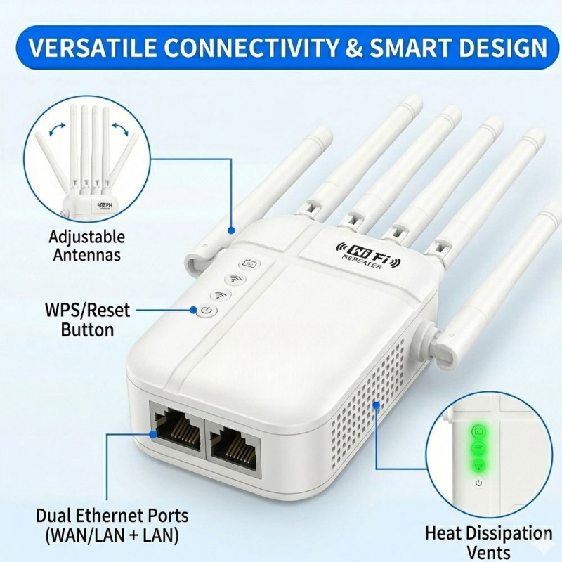 Extensor WiFi 6 Regaton, repet - Wifi Range Extender reseña y precio