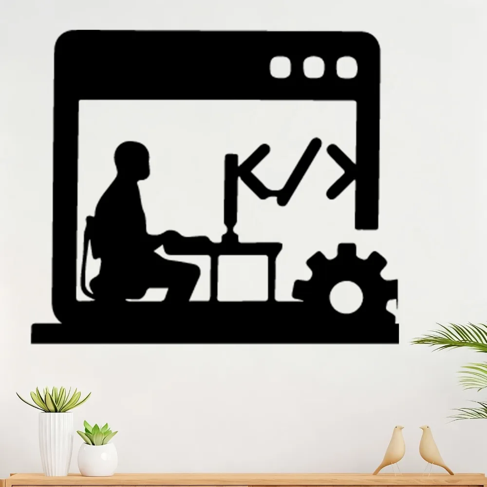 CIFBUY Arte de pared de metal, - Tech Office Wall Art reseña y precio