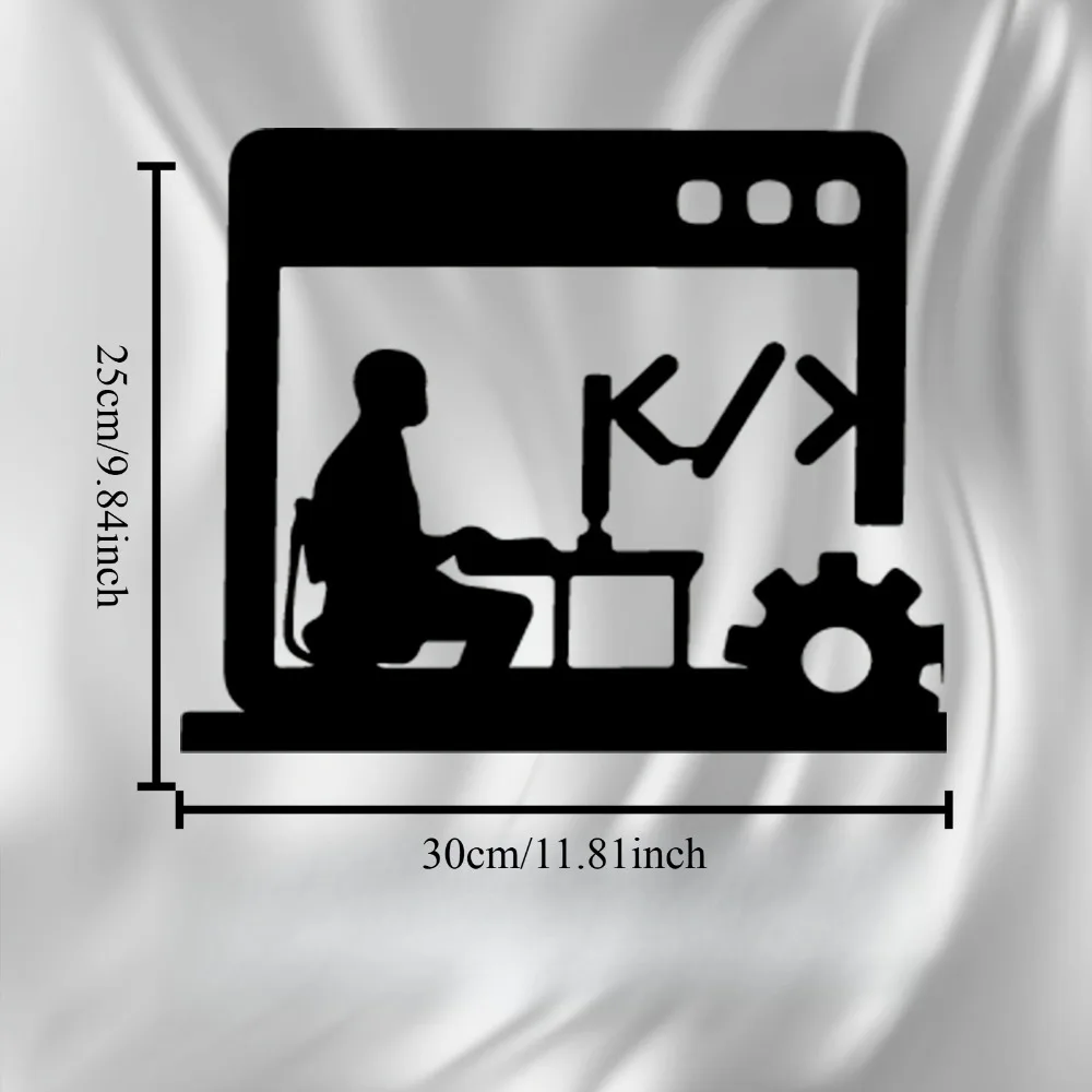 CIFBUY Arte de pared de metal, - Tech Office Wall Art reseña y precio