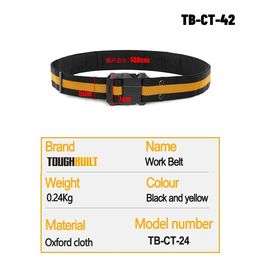 Cinturón de trabajo ToughBuilt - Office Tech Bag reseña y precio